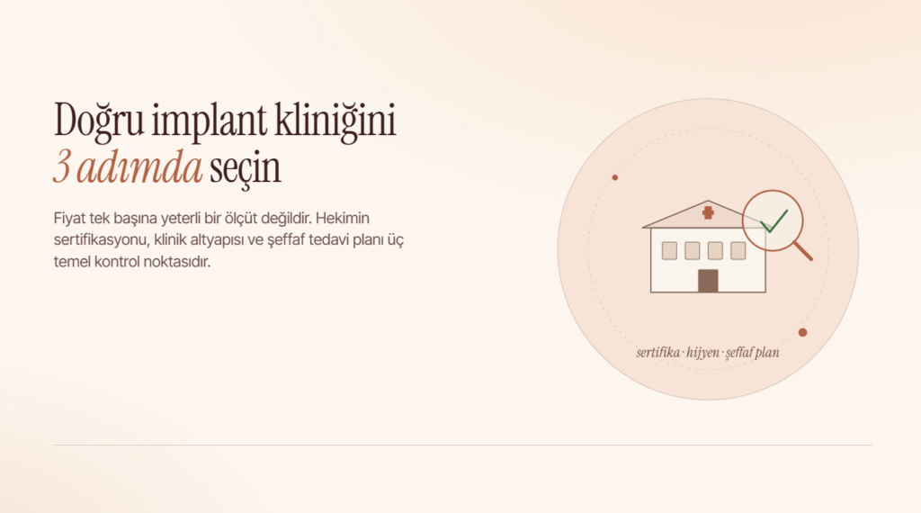Doğru İmplant Kliniğini 3 Adımda Nasıl Seçersiniz?