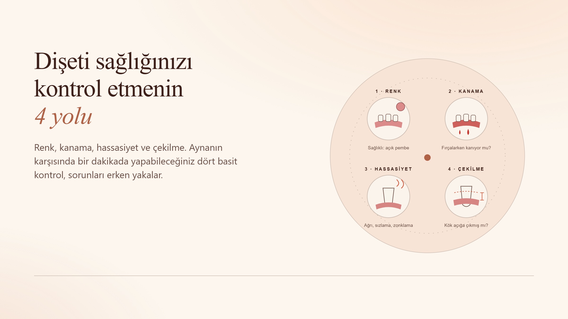 Dişeti Sağlığınızı Kontrol Etmenin 4 Yolu